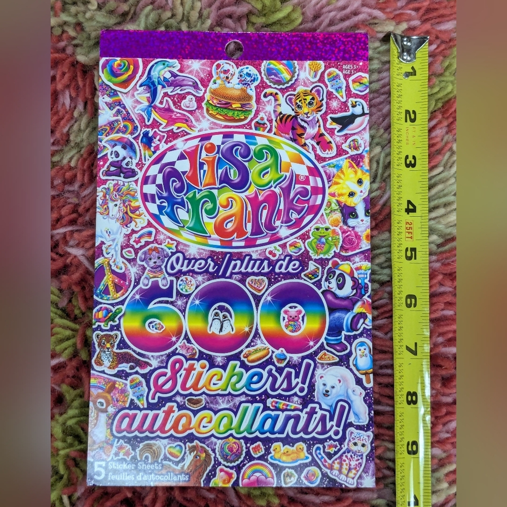 Lisa Frank Multicolor Sticker Collection - Picture 2 of 5